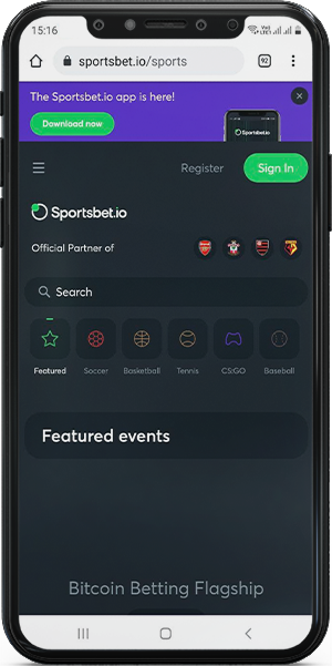 How to download Sportbet.io betting app