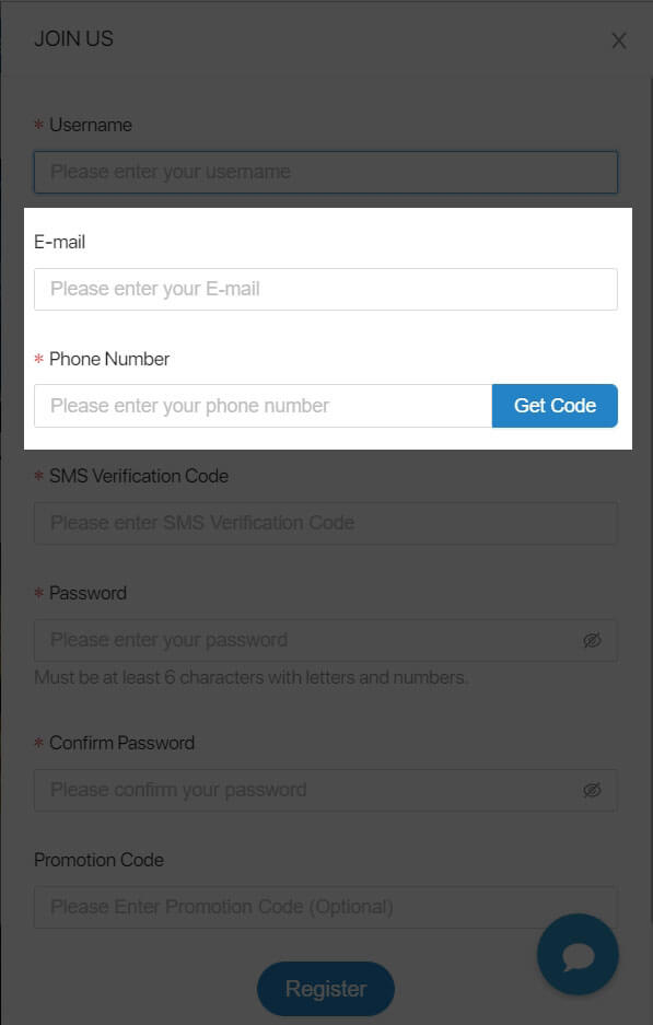 indibet registration email and phone