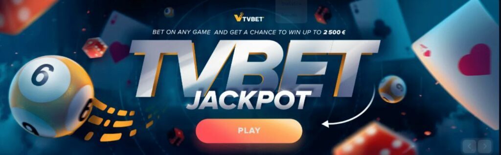 Bet on any game with tvbet jackpot 1win