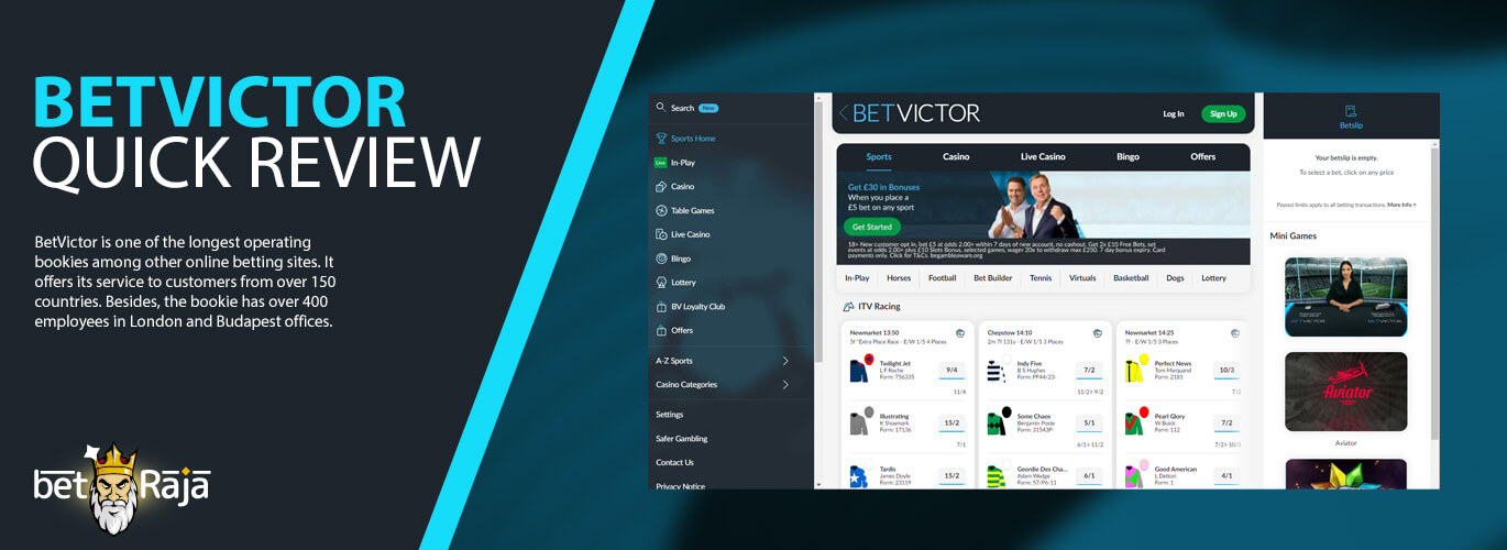 Betvictor quick review.