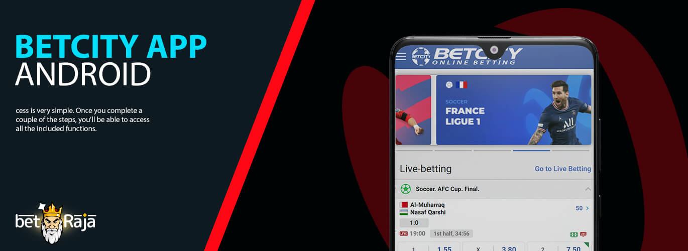 Betcity Android app.