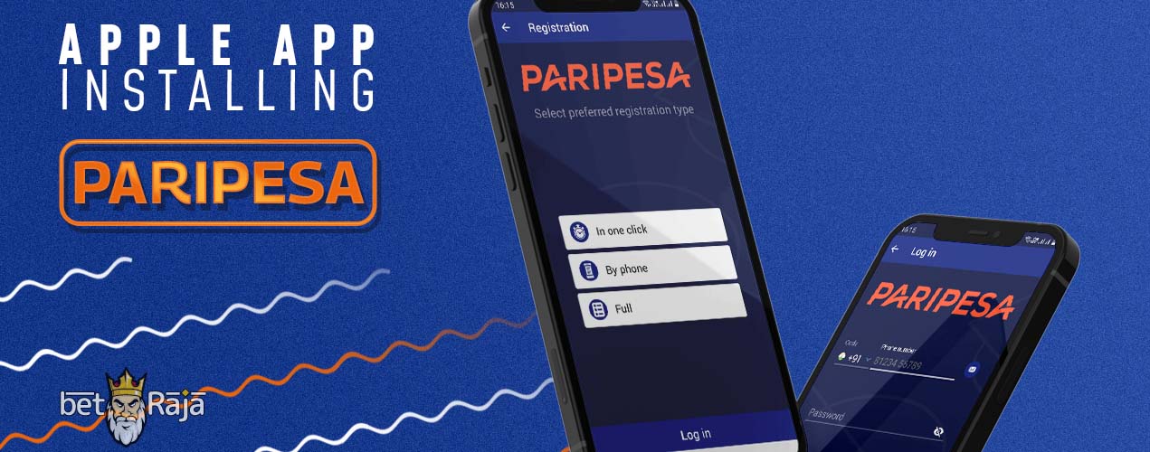 Unfortunately, Paripesa doesn't support apple devices.