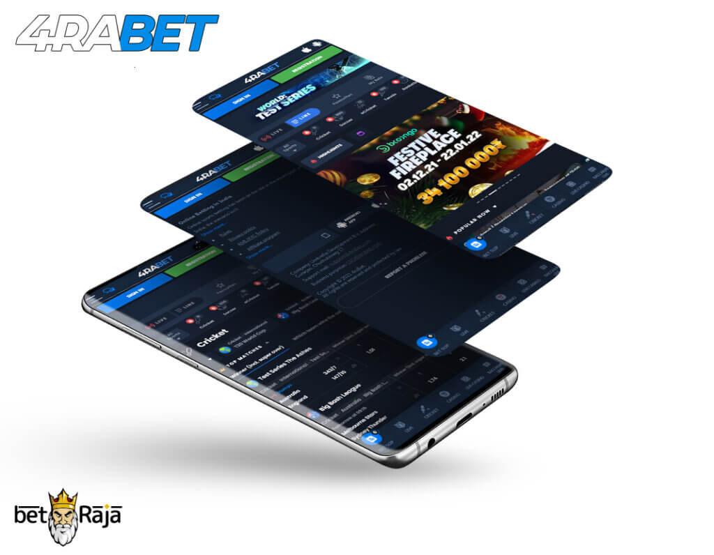 Download 4rabet cricket betting App free legal in India on android & iPhone 