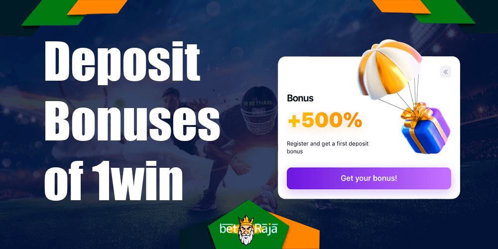 1win offers bonuses on your first deposit.