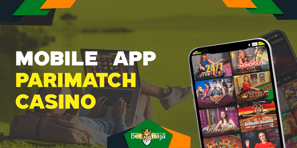 Parimatch Casino mobile app.