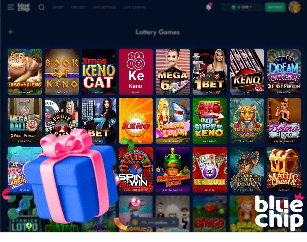 Blue Chip Casino offers a wide range of games from slots to e-sports!