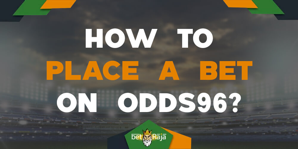 Step-by-step instructions on how to bet on the bookmaker's site Odds96 