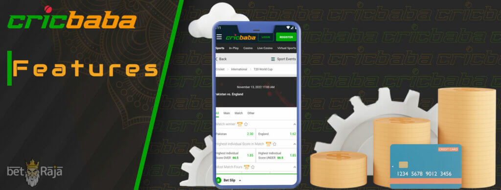 Cricbaba casino applications offer players full functionality.