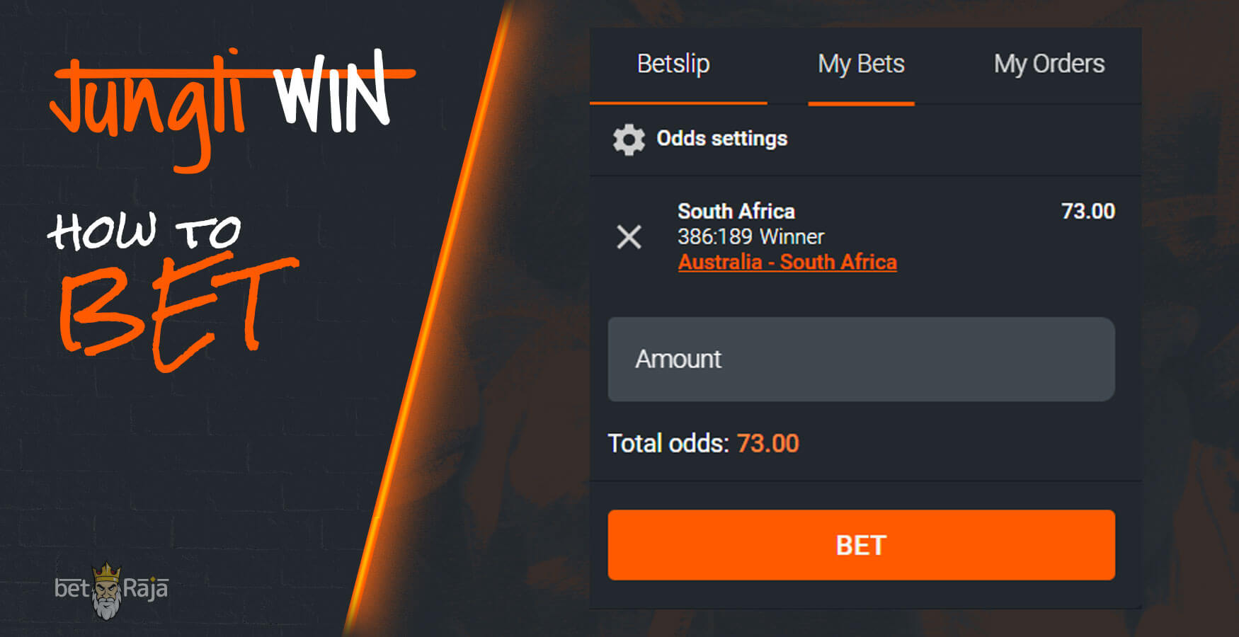 The most detailed way how to bet.