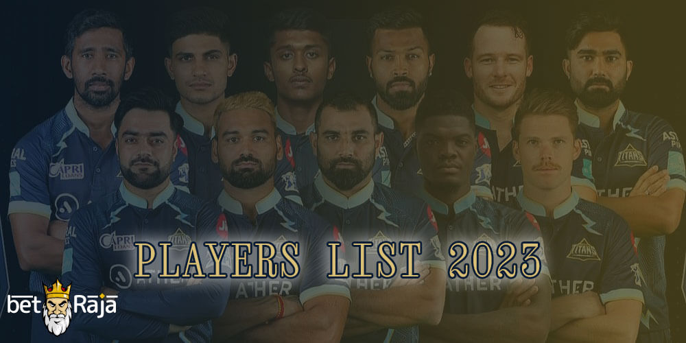 Gujarat Titans: team players list in 2023.