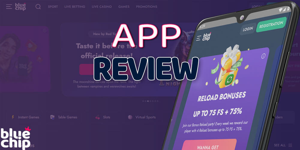 A detailed overview of the bluechip mobile application.
