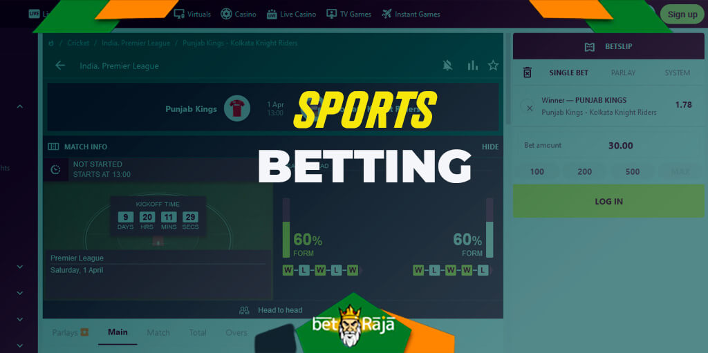 Betting on sports with Parimatch