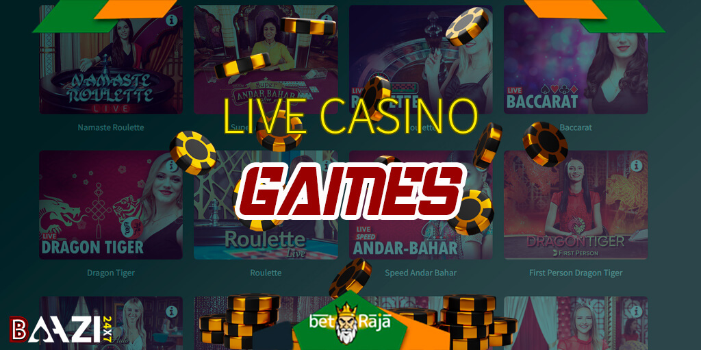 Live casino games at Baazi247