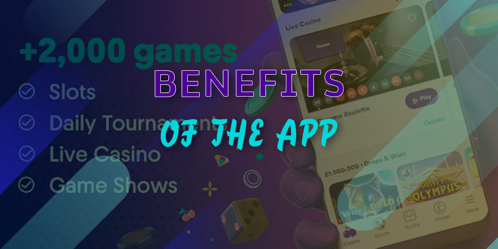 Once installed, the Casumo app will give you access to a number of powerful features along with the full online casino experience.