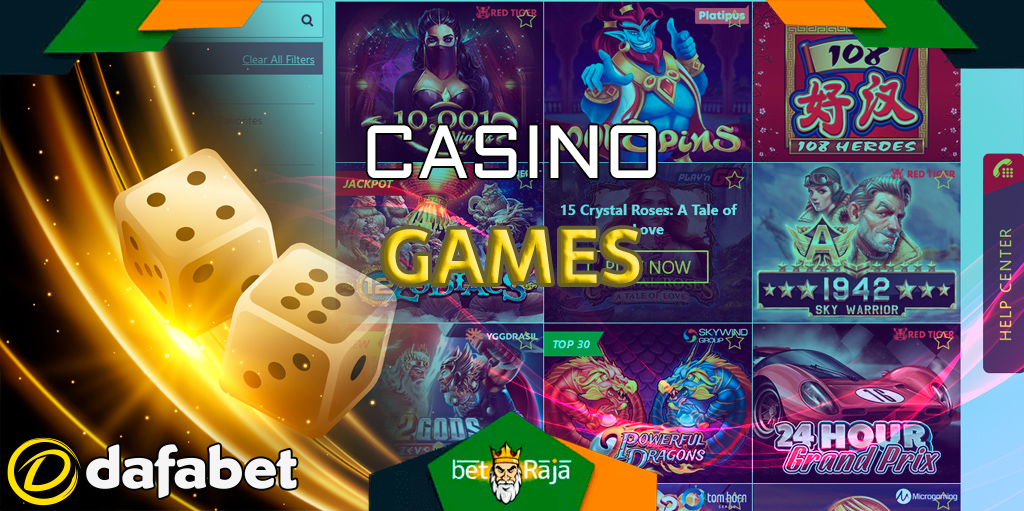 Dafabet Casino offers a wide variety of online casino games