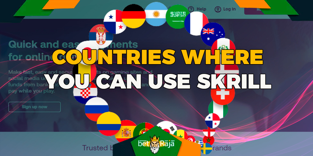Where can you use skrill around the world