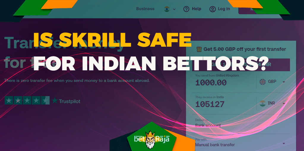 Skrill is a regulated payment method for Indian bettors