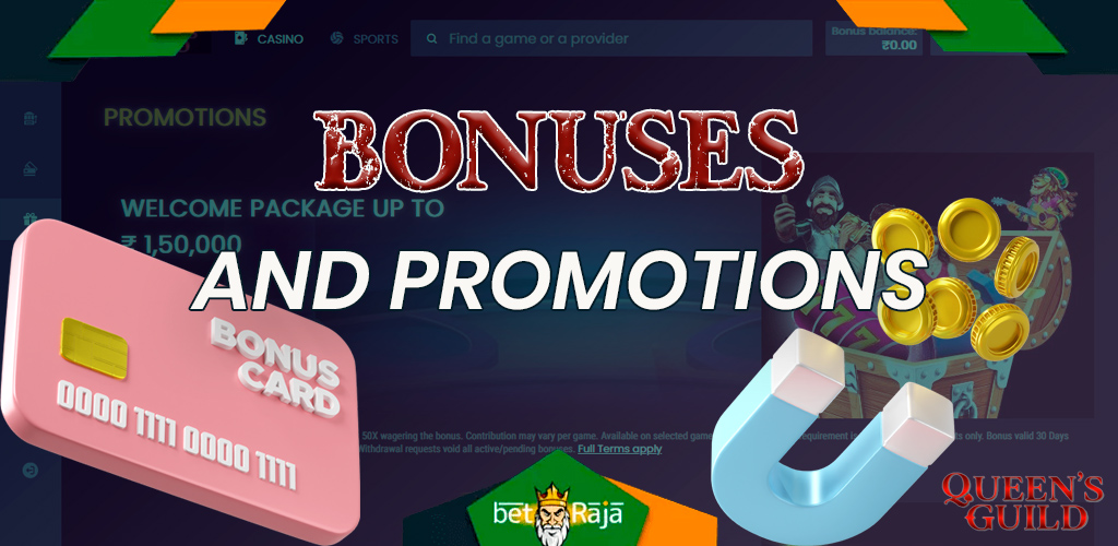 Queens Guild offers a great first deposit bonus and other promotions.