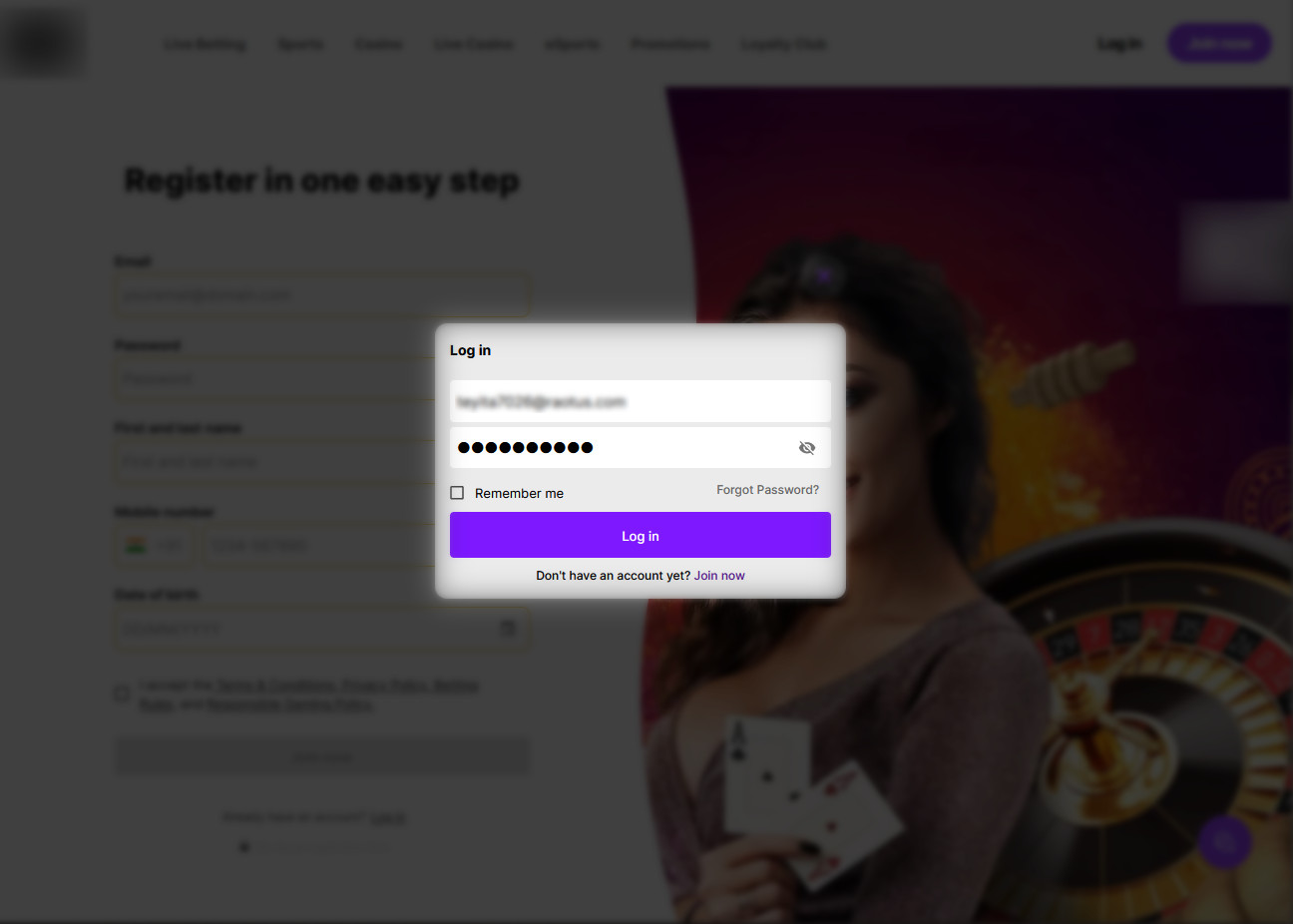 When you entered your details when registering with the bookmaker, make sure you entered everything correctly.
